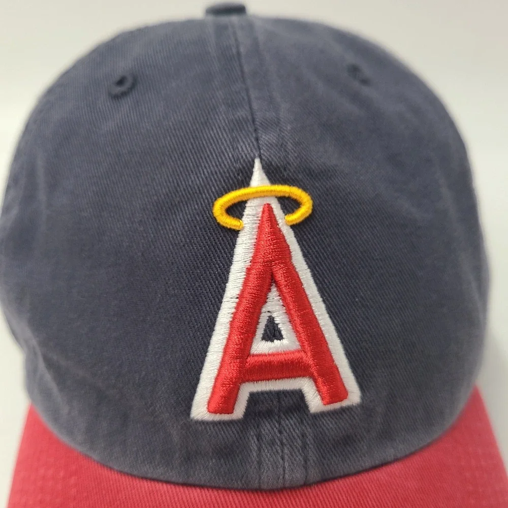 California Angels Hat Fitted M 47 Brand Franchise Blue Red MLB Los Angeles Men